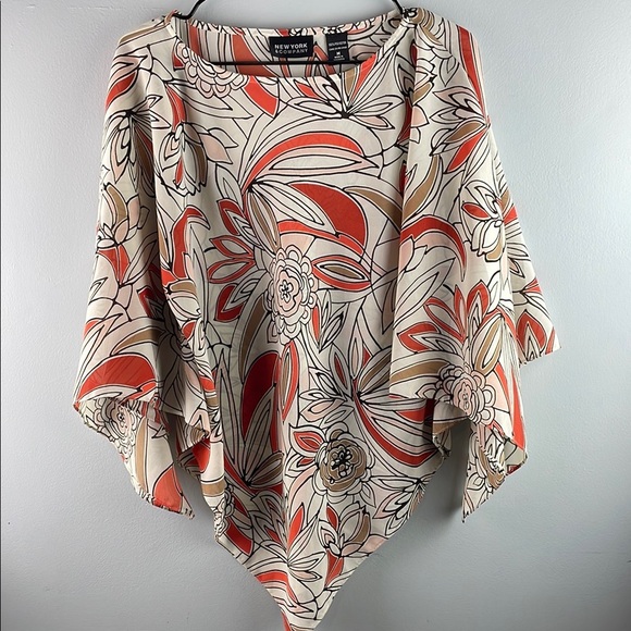 New York Company Handkerchief Blouse Size M - Picture 1 of 6
